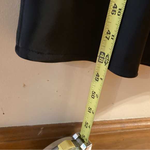 Banana Republic black slip dress. Size S, measurements in photo, like new. - Picture 3 of 4